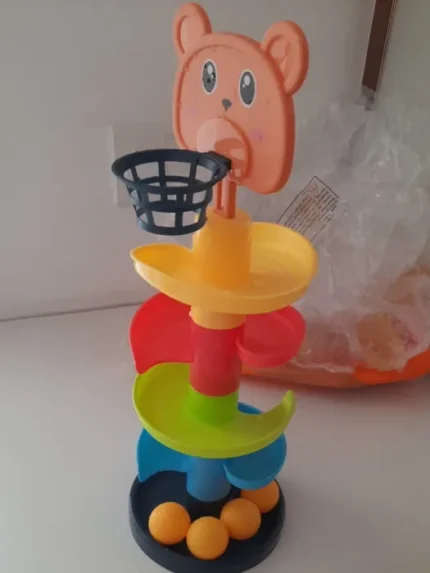 5 layer Baby Toys Track Slide Ball Tower