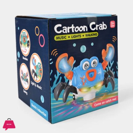 Electric Crab Toy With Music, Light & Walking