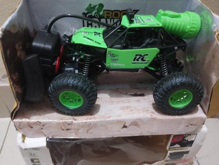 Toyshine Mini Alloy Dirt Drift Remote Controlled Rock Car RC Monster Truck, with Gun Remote